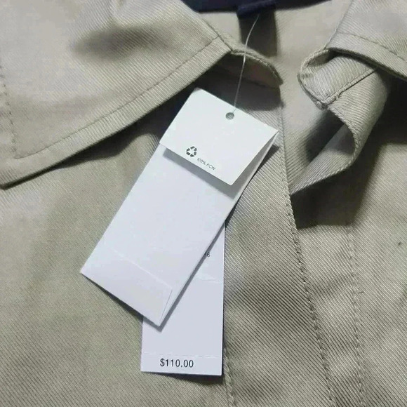 BANANA REPUBLIC TWILL UTILITY MINI SHIRTDRESS - Picture 5 of 8